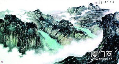 "八闽传统国画山水第一人"图片