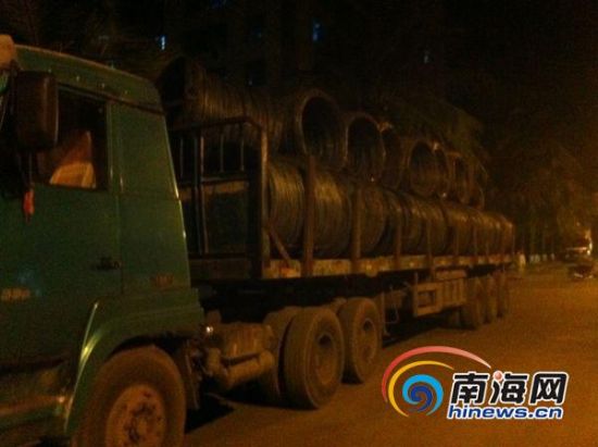 海口一晚查获5辆超载车 司机称不超载没利润