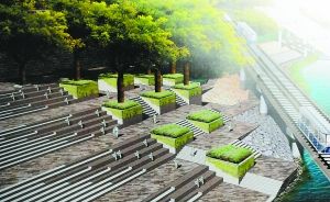 嘉滨路大变脸建成滨江游廊