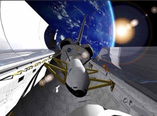 X-37B̫��ս�������ڹ�һ�����վ��޲�����