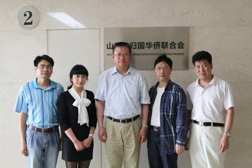 山东省侨联主席会见澳中贸易促进会会长