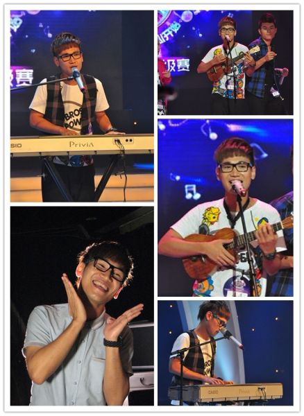 搞怪小子郑志立晋级山东卫视《天籁之声》广州