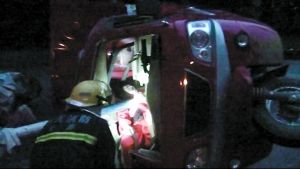 指望着赚钱的三轮车却差点害死他