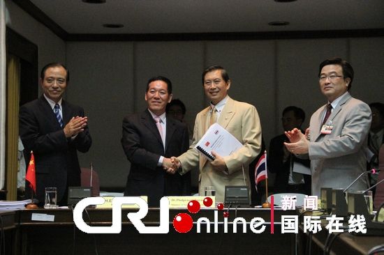 中国防洪专家组咨询成果交接仪式在泰国举行