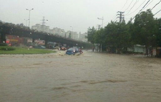 今晨暴雨袭城致多处积水 网传南京十大看海圣地
