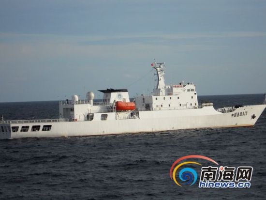 探访中国最先进渔政船:配载直升机航速达22海