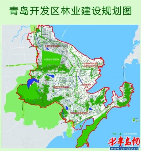 黄岛打造绿色长廊人均绿地面积不低于15平米