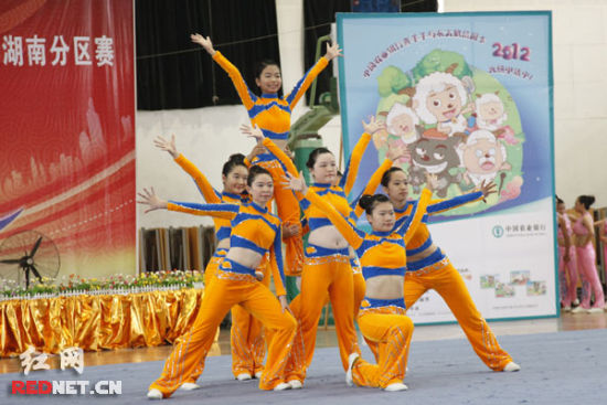 农行冠名2012全国全民健身操大赛湖南赛区开