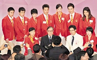 港民近距离接触内地奥运明星霍震霆变身粉丝