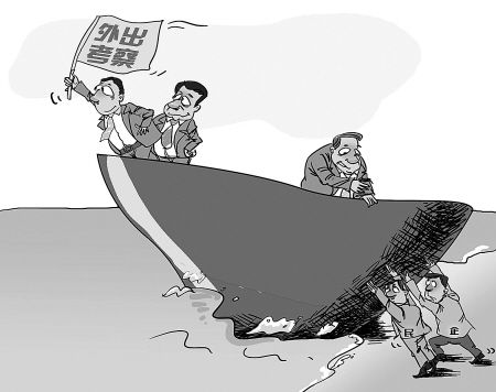 “带队考察”