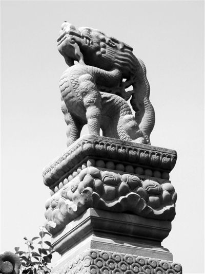假大师寺庙推销“望天吼”