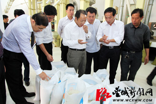 国家农业综合开发办主任王光坤深入长沙望城区调研
