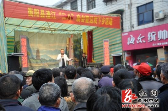 衡阳县渣江赶二八5万群众参与 交易额达千万