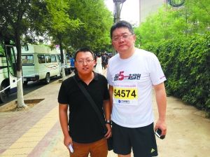 张斌接受本报记者采访时表示—— 兰州很适合举办马拉松