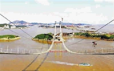 官山大桥初展雄姿