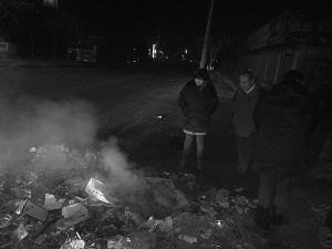 兰州市执法局在全市开展二次扬尘夜查行动