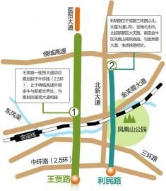 王贾路-医贸大道开建 或明年底通车