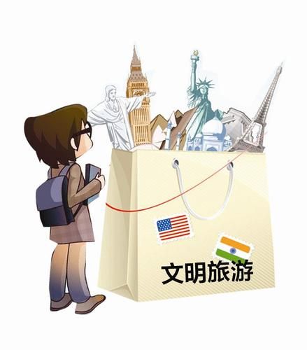 制图张园由于中国游客出境游不文明行为的涌现,也让"文明旅游"再度