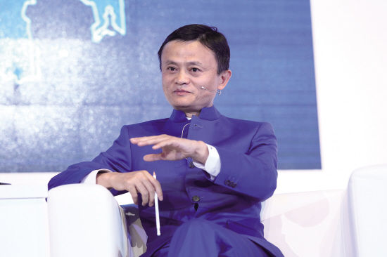 马云出席圣彼得堡国际经济论坛