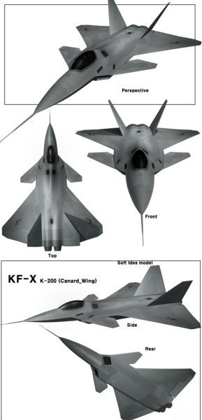 韩国空军的kfx-200战机方案