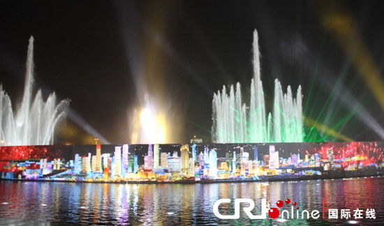 广州萝岗欢乐节开幕+每日有音乐喷泉节目上演