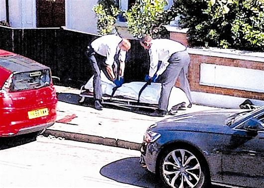 图文:“天降”男子横尸伦敦街头