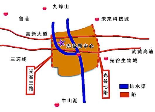 图文:光谷中心将东移