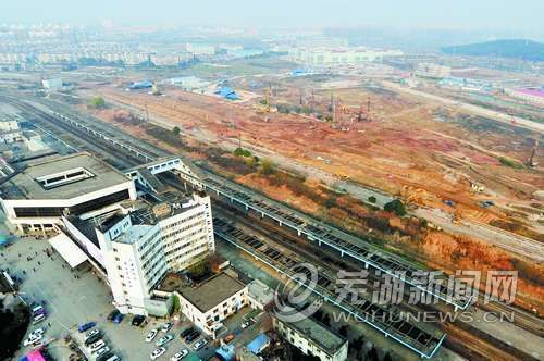 芜湖新火车站建设全面推进(图)