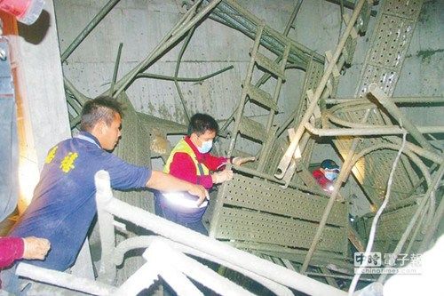 台湾一工地一天内4人坠楼1人身亡停工调查(图)