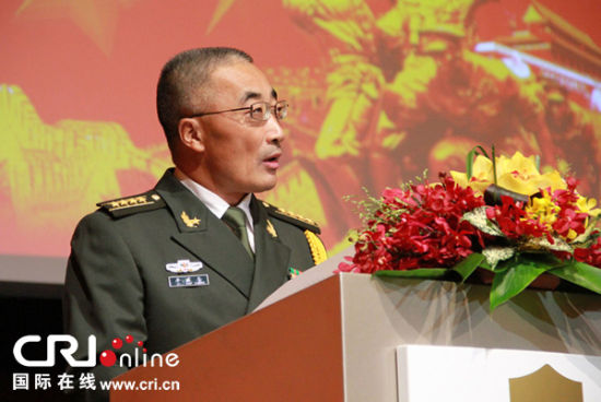 中国驻新加坡大使馆举办建军87周年招待会(图