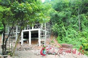 市民疑公园破坏山林建别墅街道办称系避雨亭