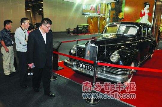 毛泽东的座驾“吉斯115”在澳门展出。南都记者梁清摄