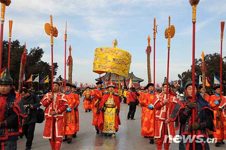 天坛彩排祭天盛典皇帝当主演组图