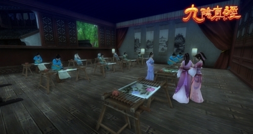 《九阴真经》女性NPC之刺绣