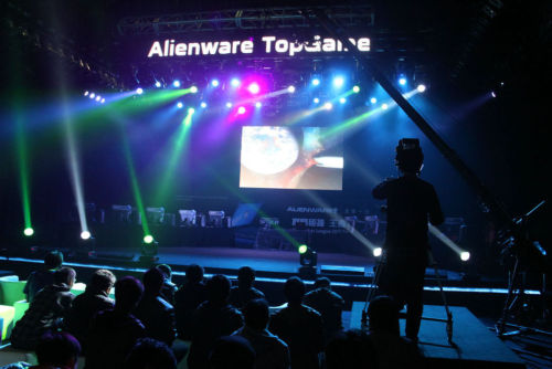 Alienware Top Gamer職業聯賽現場