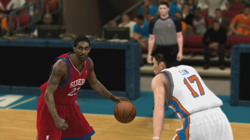 《NBA 2K12》林書豪遊戲截圖