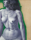 女人体 布面油画 91×73cm 1990 