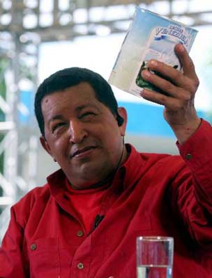 委内瑞拉总统查韦斯发起反对外来语运动(图)