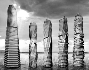 迪拜将建全球首座随风旋转的大厦