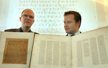 世界最古老完整卷《圣经》将现身互联网(图)