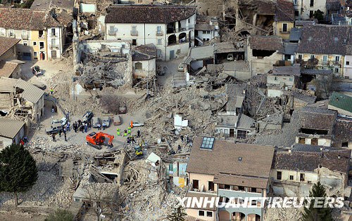 意大利中部地震遇难人数升至250人