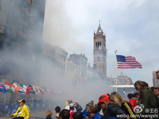 美国马拉松赛遭恐怖袭击 中国参赛者家属被炸