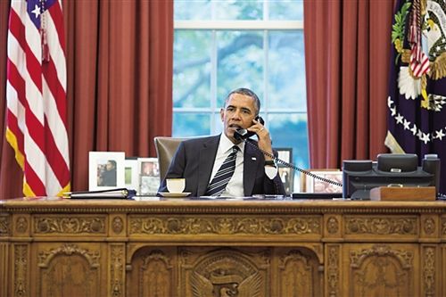 安倍与奥巴马通电话 确认共抗埃博拉日本加盟