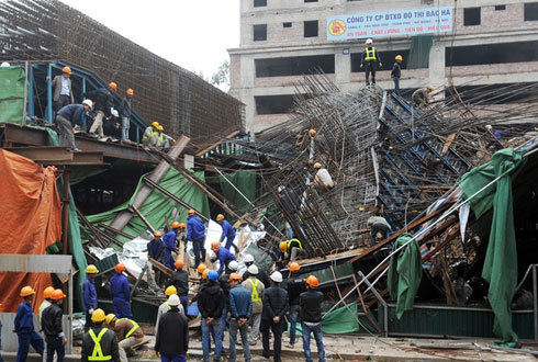 越南在建城铁发生脚手架坍塌事故 相关责任人