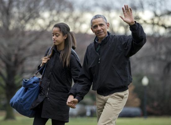 奥巴马大女儿参观哥伦比亚大学 或有意入读父亲母校 - 中文国际 - 中国日报网_新浪新闻