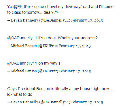 美国熊孩子推特喊校长去给他家扫雪 校长真去