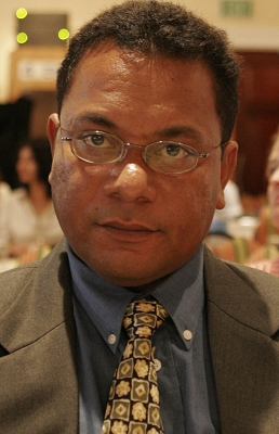 图文:瑙鲁总统马库斯·斯蒂芬
