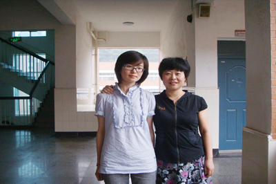 李白颖和班主任 李白颖和班主任