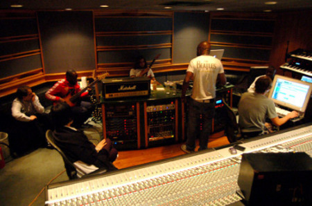  Platinum Sound Recording Studio on West 40th St. belongs to world famous hip hop musician Wyclef Jean. 