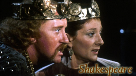 Nicol Williamson as Macbeth and Jane Lapotaire as Lady Macbeth in a BBC TV production